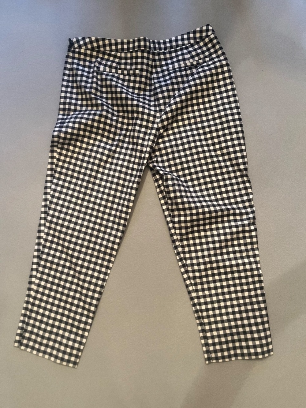 Victoria Beckham x Target Blue Gingham Cropped Pants - Picture 2 of 7